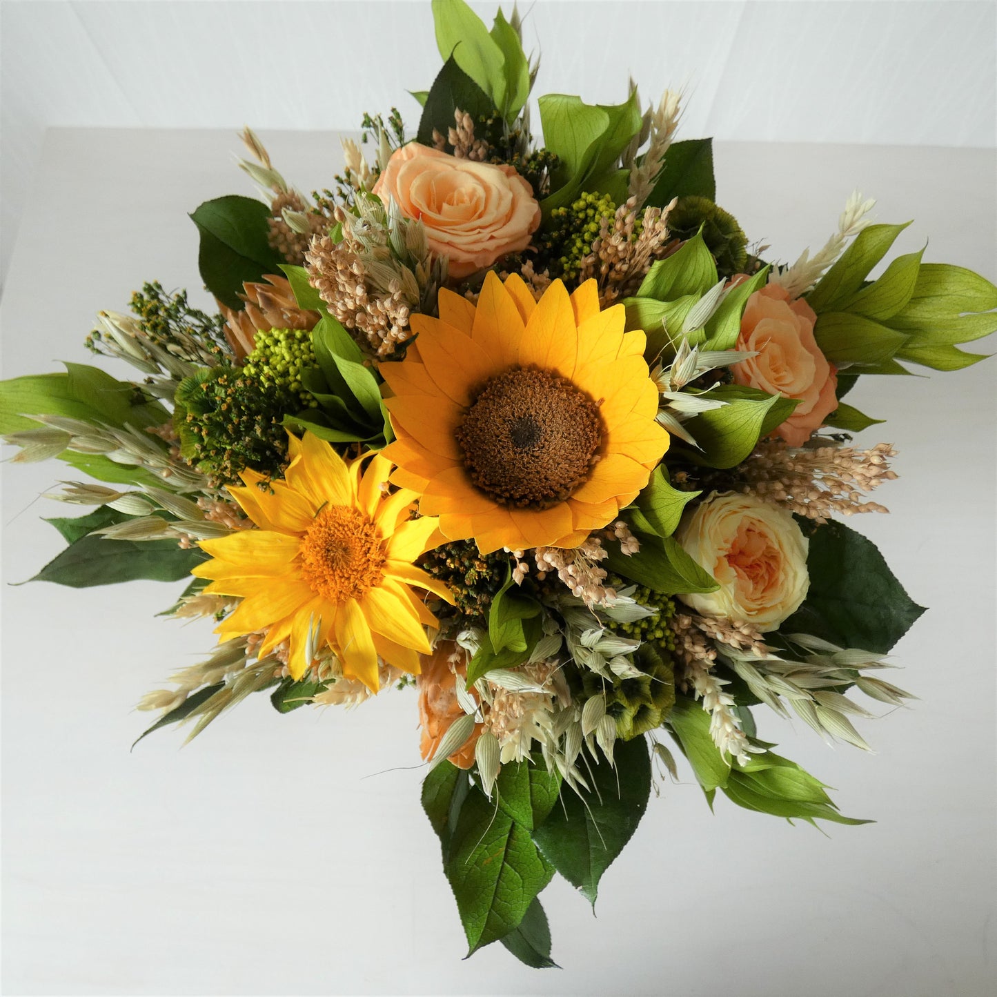 SUNSHINE SYMPHONY - preserved sunflower bouquet