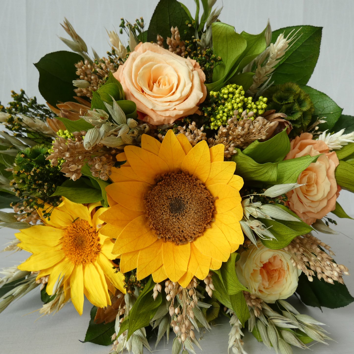 SUNSHINE SYMPHONY - preserved sunflower bouquet