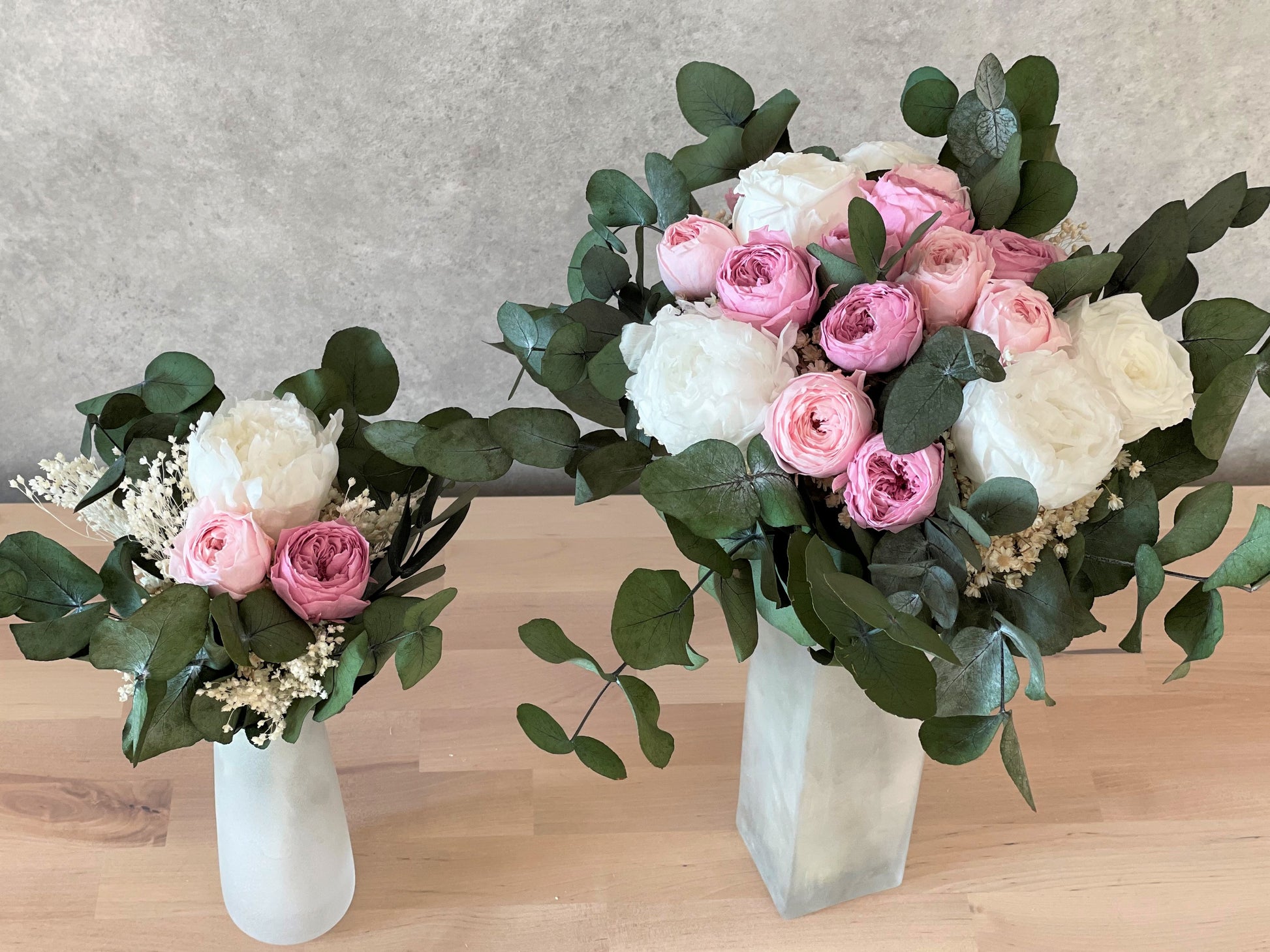 succulent and peony bouquet DREAMY PETALS