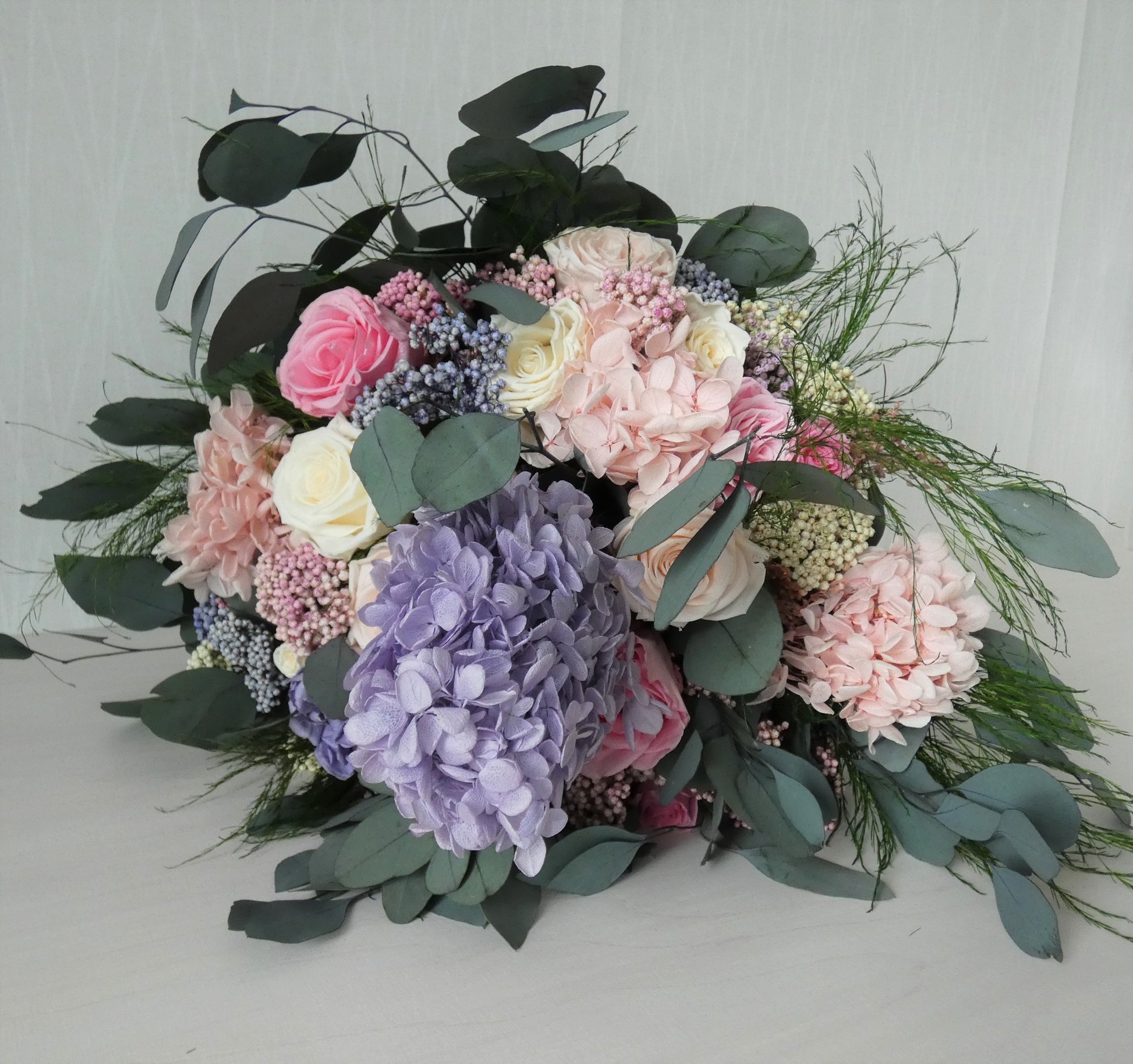 Shop Preserved Flowers, Mauve Pink Hydrangeas