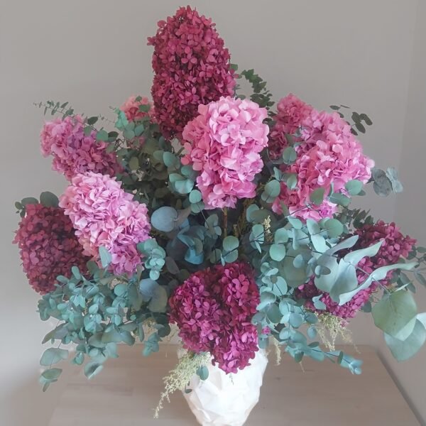 Hydrangea Symphony vase arrangement
